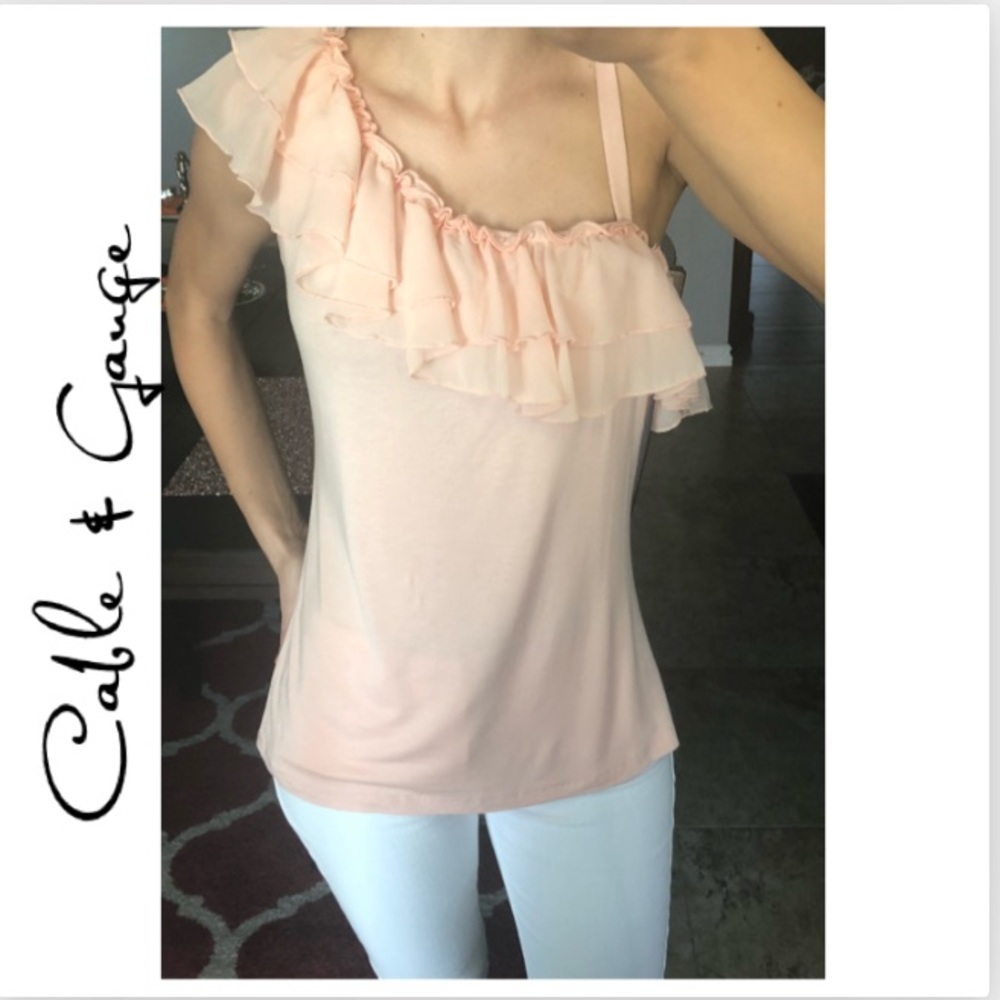 Cable and Gauge blush top